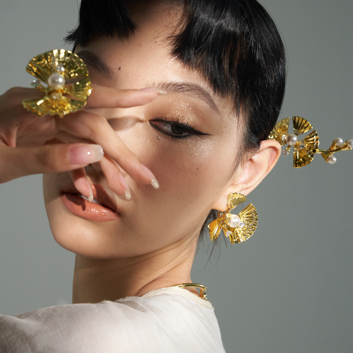 Moth Orchid Earrings / The Orchid