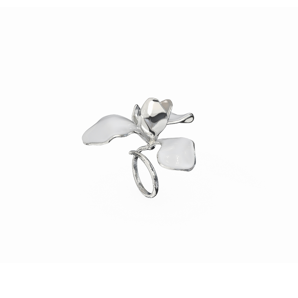 Iris enamel ring  worn by Zara Larsson pen size