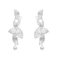 Large Dancing-Fan earrings / THE FAN