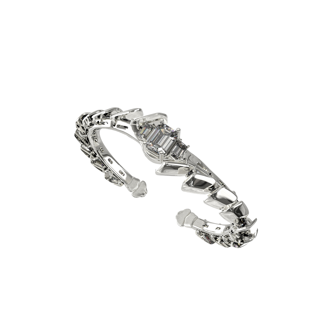 Exoskeleton - The Reverse Scales kinetic Bracelate Bangle