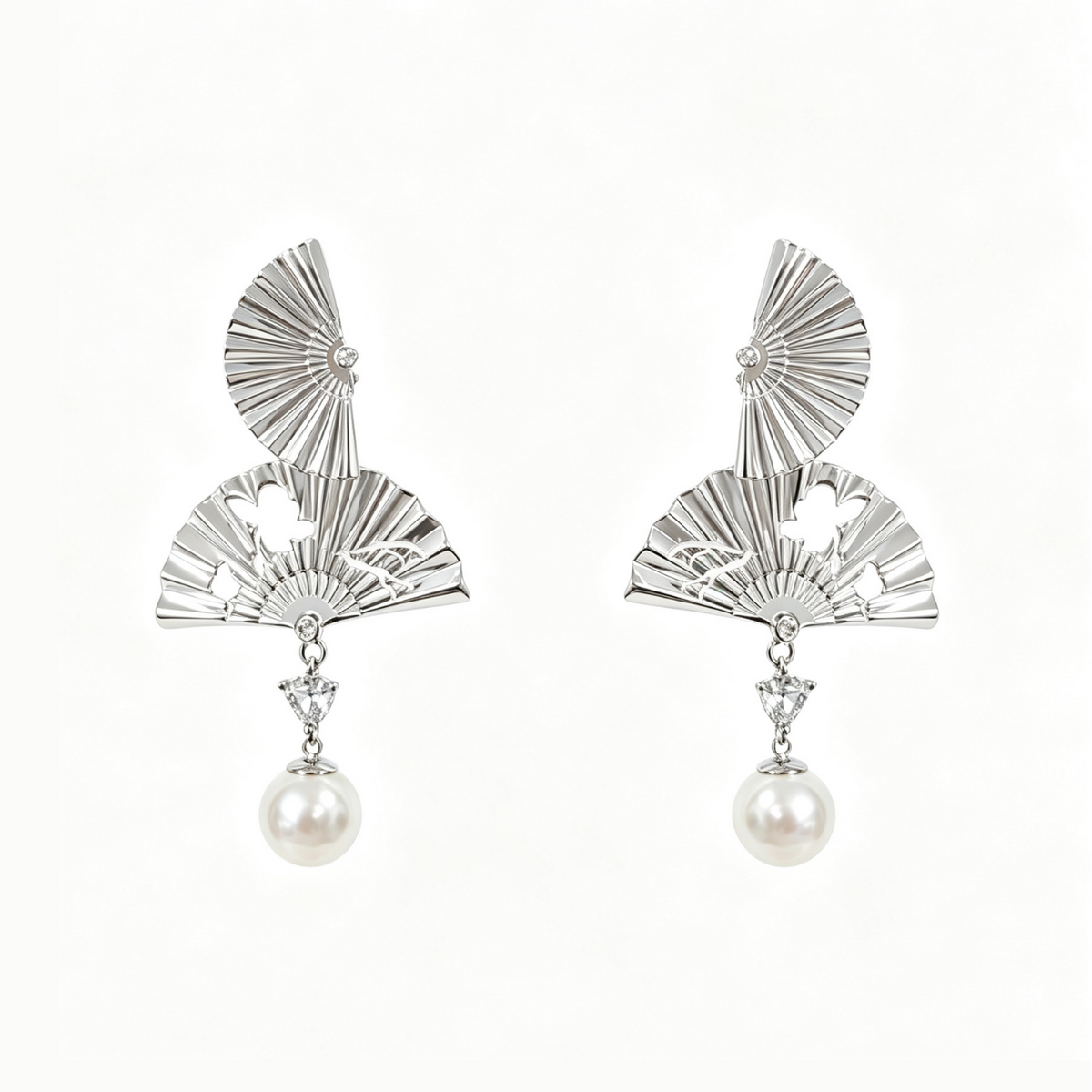 Mini Dancing-Fan earrings / THE FAN