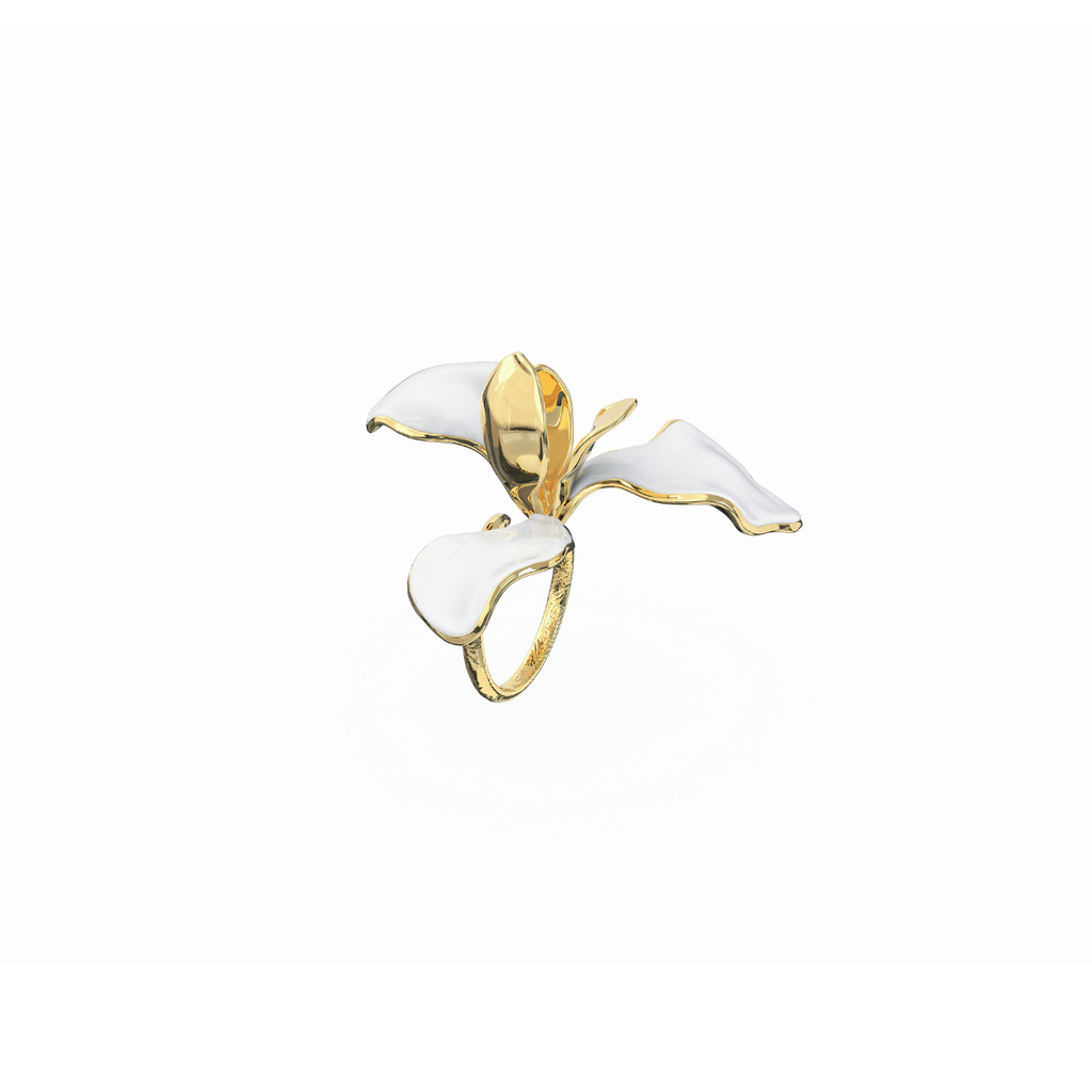 Iris enamel ring  worn by Zara Larsson pen size